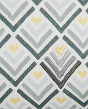 Load image into Gallery viewer, Editions Chevron Embroidered Cushion