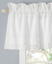 Load image into Gallery viewer, Annabella White Window Valance