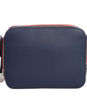 Load image into Gallery viewer, Colourblock Navy Square Cross Body Bag