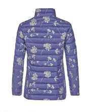 Load image into Gallery viewer, Blue Pretty Posey Print Down Jacket
