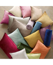 Load image into Gallery viewer, Nigella Grape Square Velvet Cushion
