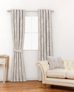 Josette Dove Grey Curtain Fabric