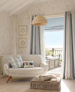 Awning Stripe Seaspray Fabric