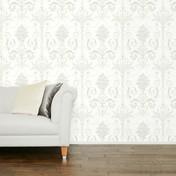 Load image into Gallery viewer, Josette White Wallpaper
