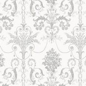 Load image into Gallery viewer, Josette Silver Glitter Wallpaper
