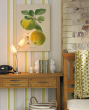 Load image into Gallery viewer, Eaton Stripe Olive Wallpaper
