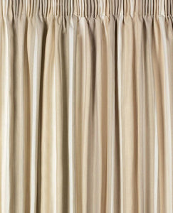 Awning Stripe Natural Ready Made Curtains