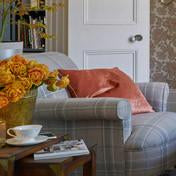 Load image into Gallery viewer, Nigella Copper Square Velvet Cushion
