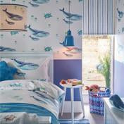Load image into Gallery viewer, Blue Whales Ceiling Shade
