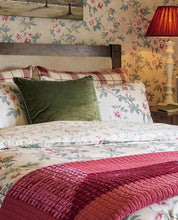 Load image into Gallery viewer, Nigella Hedgerow Square Velvet Cushion
