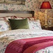 Load image into Gallery viewer, Nigella Hedgerow Square Velvet Cushion
