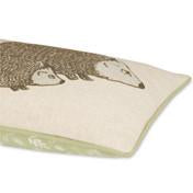 Load image into Gallery viewer, Little Hedgehogs Embroidered Decorative Cushion
