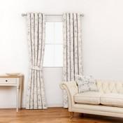 Load image into Gallery viewer, Iona Silver Floral Fabric
