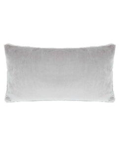 Abby Embroidered Faux Fur Cushion