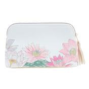 Load image into Gallery viewer, Waterlilies Slim Makeup Bag
