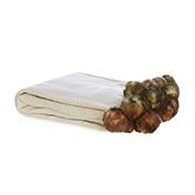 Load image into Gallery viewer, Knitted Faux Fur Pom Pom Throw
