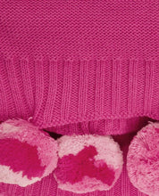 Load image into Gallery viewer, Pink Pom Pom Cotton Blanket
