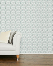 Load image into Gallery viewer, Montague Duck Egg Wallpaper
