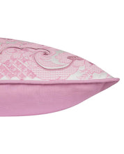 Load image into Gallery viewer, Marcette Embroidered Dusky Rose Cushion
