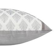 Load image into Gallery viewer, Florin Embroidered Silver Cushion
