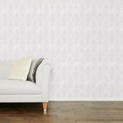 Load image into Gallery viewer, Beaulieu Silver Wallpaper
