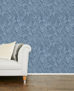 Barley Block Dusky Seaspray Wallpaper