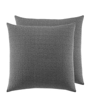 Load image into Gallery viewer, Amberley Black European Sham Pair
