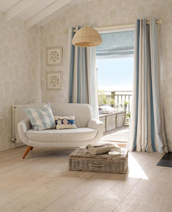 Awning Stripe Seaspray Ready Made Curtains