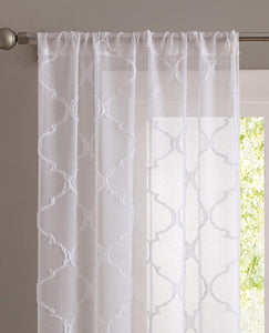 Berwyn Lattice Curtain Panel Pair
