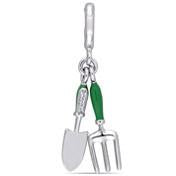 Load image into Gallery viewer, Fork and Trowel Charm
