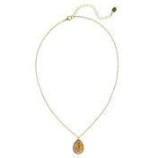 Load image into Gallery viewer, Pink Pressed Flower Pendant Necklace
