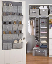 Load image into Gallery viewer, Almeida Over The Door 20 Pocket Shoe Organizer
