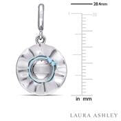 Load image into Gallery viewer, Sun-Hat Charm with Baby Blue Enamel
