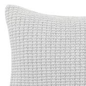 Load image into Gallery viewer, Waffle Knit Dove Grey Throw Pillow
