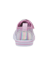 Load image into Gallery viewer, Girls Pink Flower Pattern Easy Closure Sneaker
