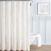 Load image into Gallery viewer, Adelina White Shower Curtain
