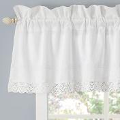 Load image into Gallery viewer, Annabella White Window Valance
