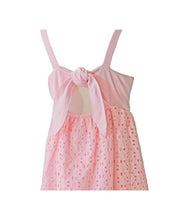 Load image into Gallery viewer, Soft Pink Eyelet Tier Dress
