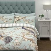 Load image into Gallery viewer, Belvedere Printed Duck Egg Duvet Cover
