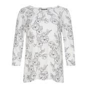 Load image into Gallery viewer, Floral Hollyhock Blouse
