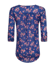 Load image into Gallery viewer, Garden Falling Floral Voile Top
