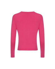 Load image into Gallery viewer, Hot Pink Crew Neck Cardigan
