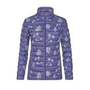 Load image into Gallery viewer, Blue Pretty Posey Print Down Jacket
