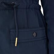 Load image into Gallery viewer, Navy Long Length Rain Coat
