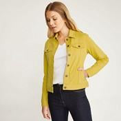 Load image into Gallery viewer, Saffron Stretch Cotton Jean Jacket
