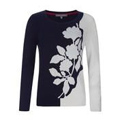 Load image into Gallery viewer, Intarsia Flower Sweater
