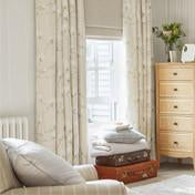 Load image into Gallery viewer, Magnolia Grove Natural Pencil Pleat Ready Made Curtains
