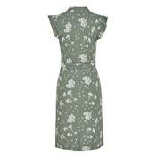 Load image into Gallery viewer, Khaki Pretty Posy Print Shirt Dress
