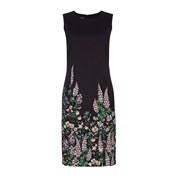 Load image into Gallery viewer, Lupin Placement Print Shift Dress
