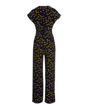 Load image into Gallery viewer, Ditsy Print Pintuck Jumpsuit
